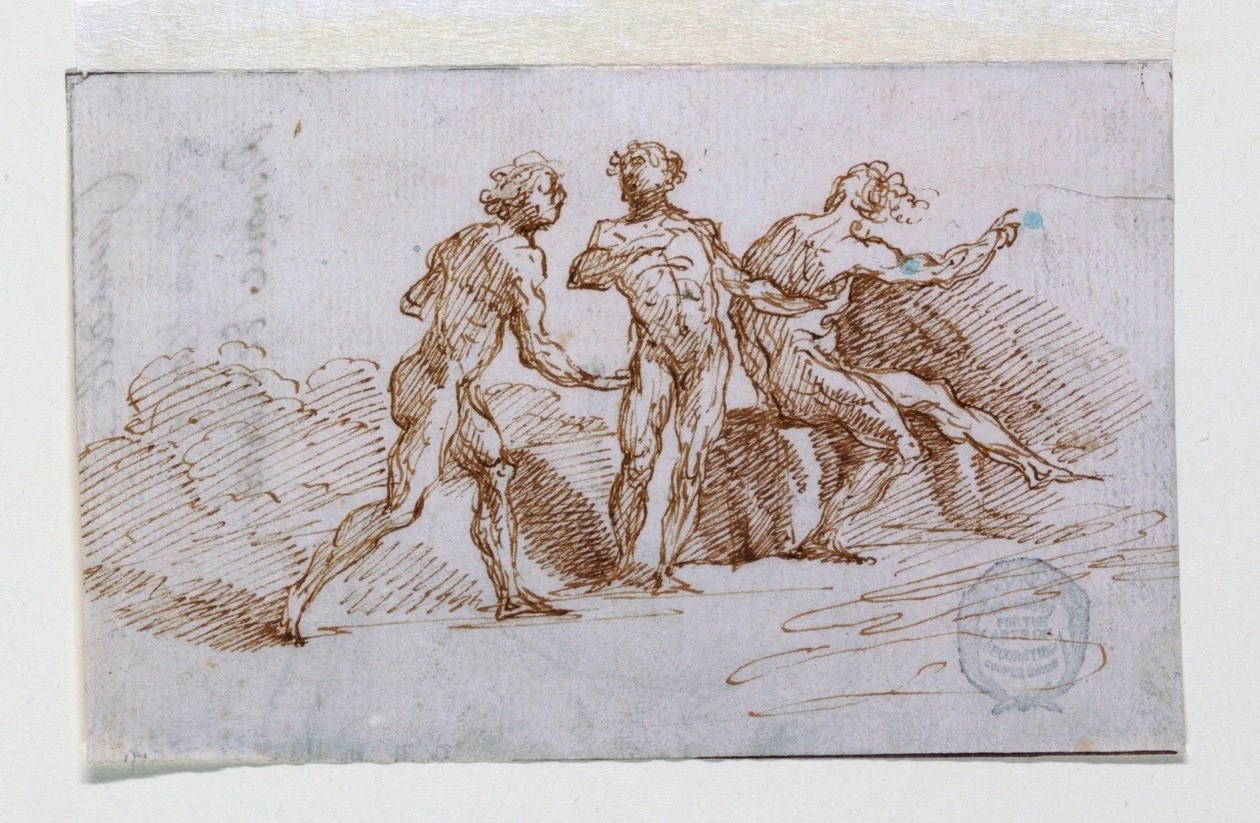 Tre uomini nudi - Smithsonian Institution, Museum